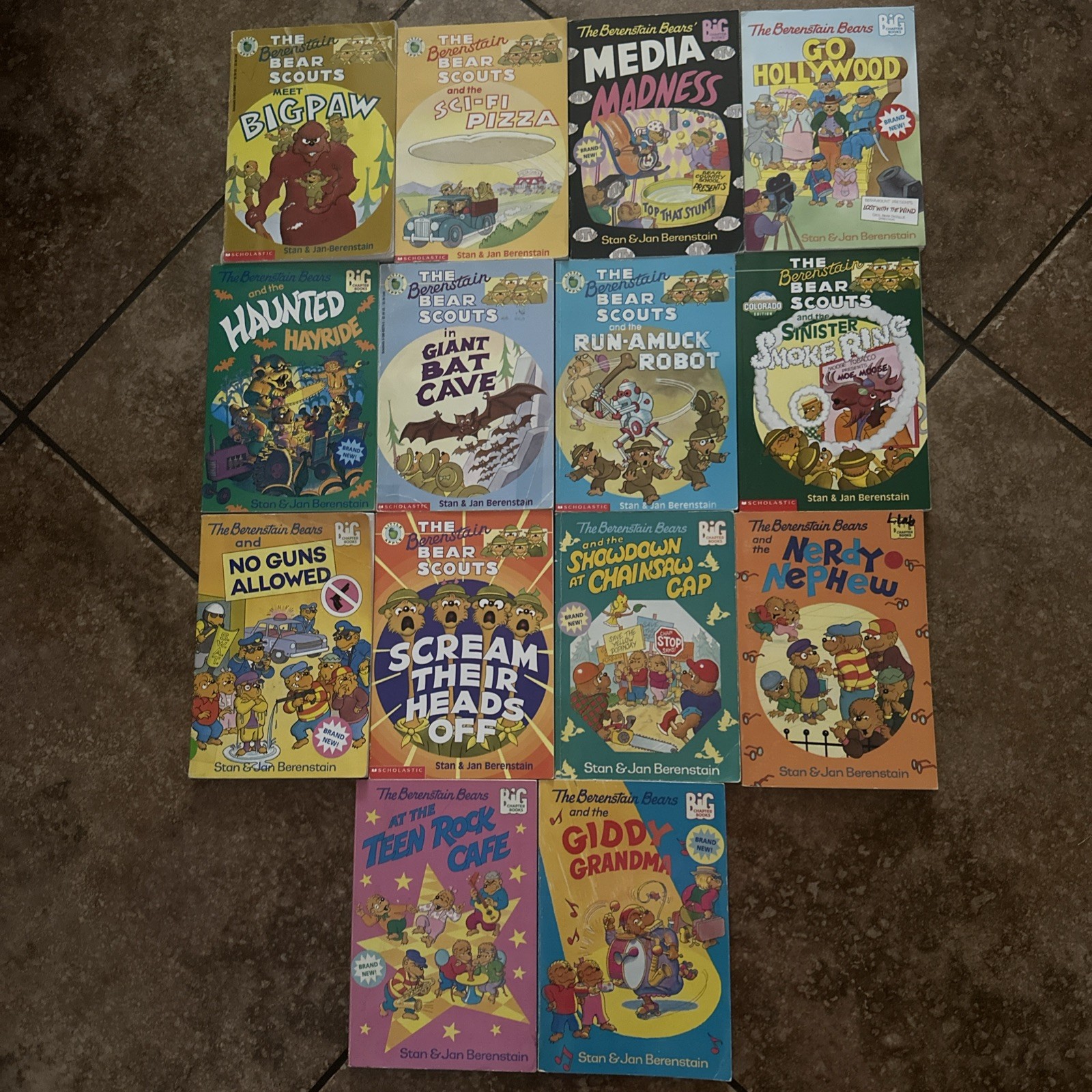 Lot of 14 The Berenstain Bears BIG Chapter Books By Stan & Jan Berenstain