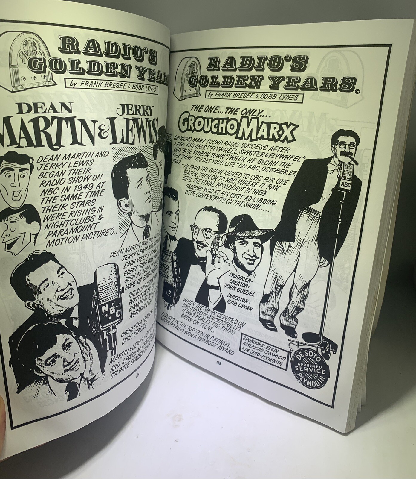 Radio’s Golden Years Shows Stars Book Frank Bresee Bobb Lynes 264 Pages 1999 NOS