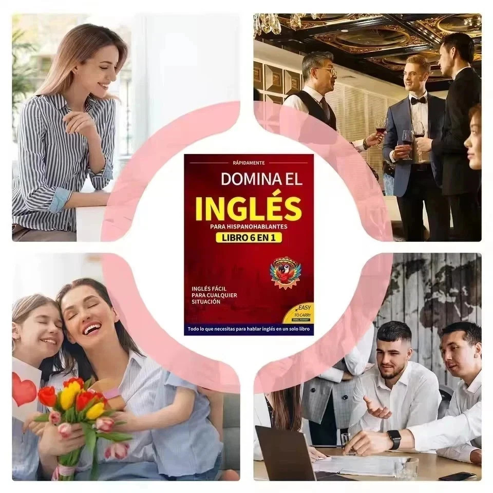 DOMINA EL INGLÉS PARA HISPANOHABLANTES LIBRO 6 EN 1