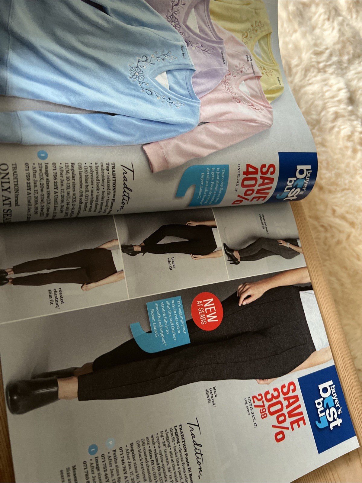 Vintage Sears 2015 Buyer’s Best Buy Sale Catalog Fashion Electronics Clothing