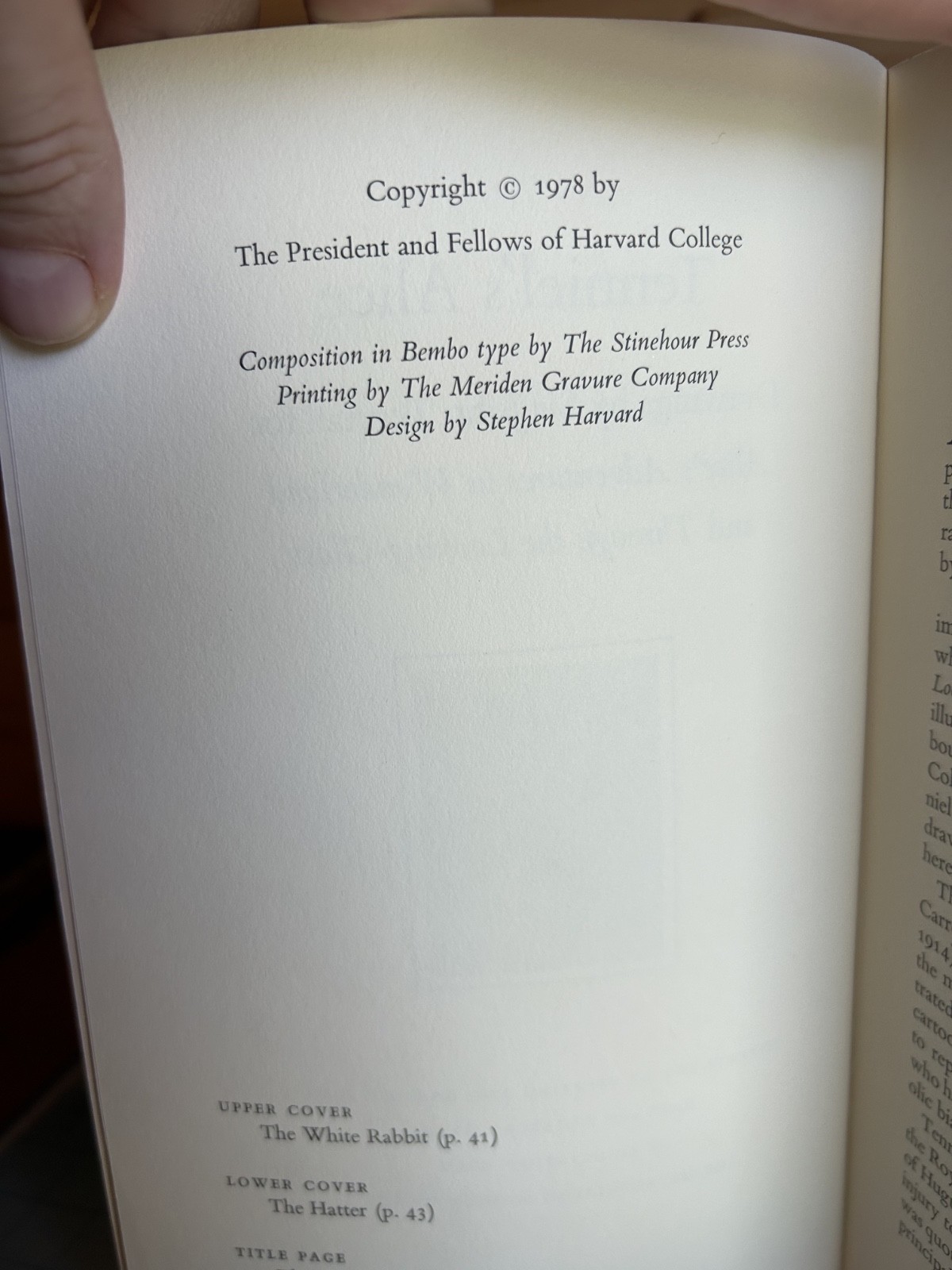 Tenniel’s Alice: Drawings by Sir John Tenniel 1978 Harvard Paperback Very Good
