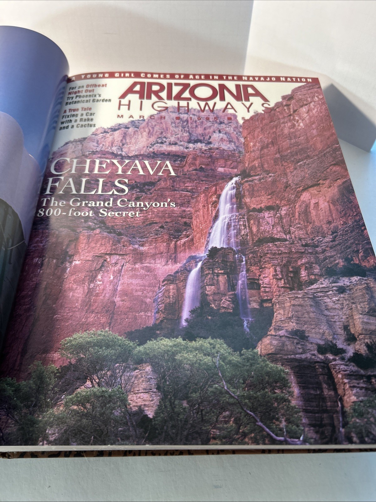 Vintage ARIZONA HIGHWAYS, 1995 Faux Leather Bound All Twelve Monthly Issues