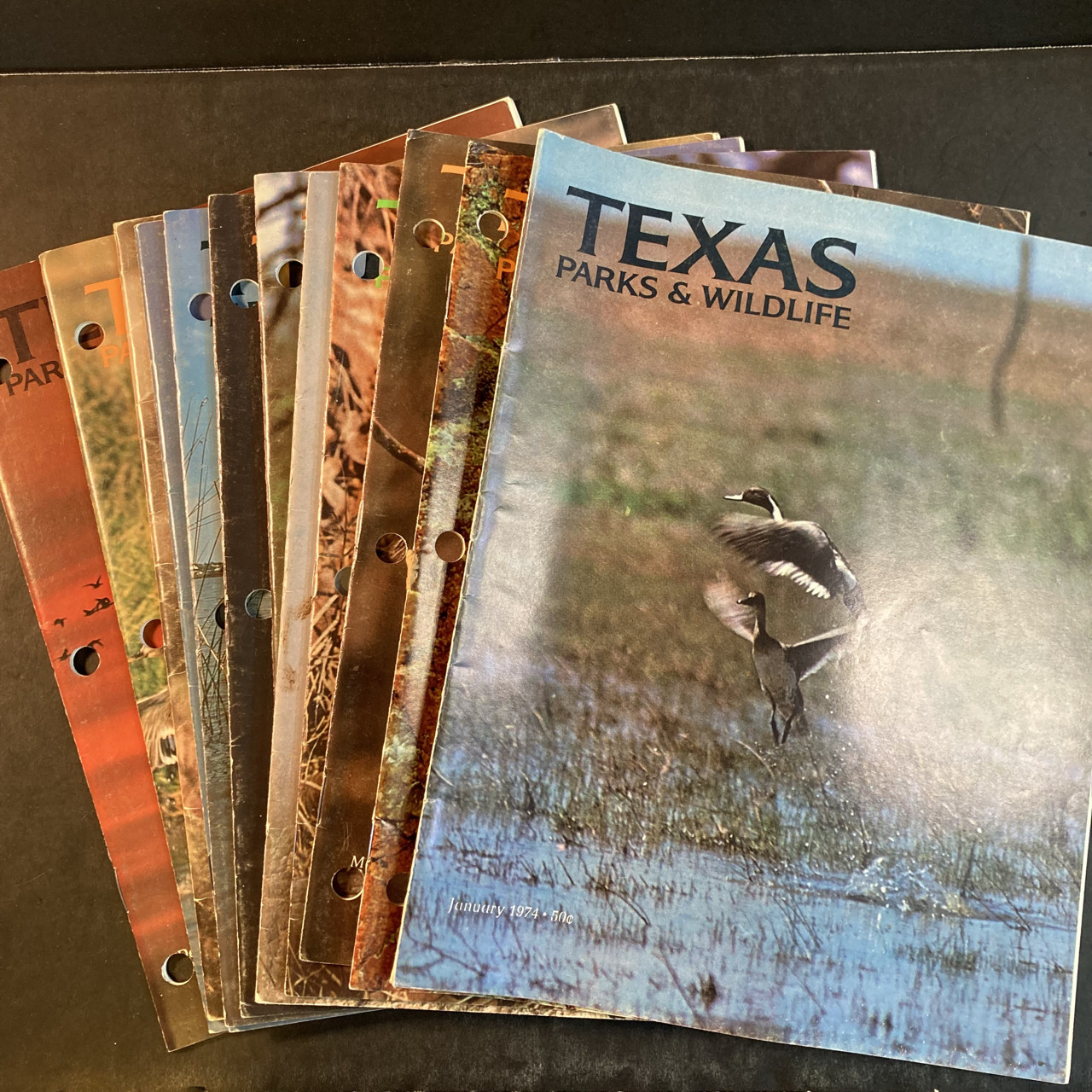 TEXAS Parks and Wildlife magazine. multi-year lots 1960-2018 u-choose