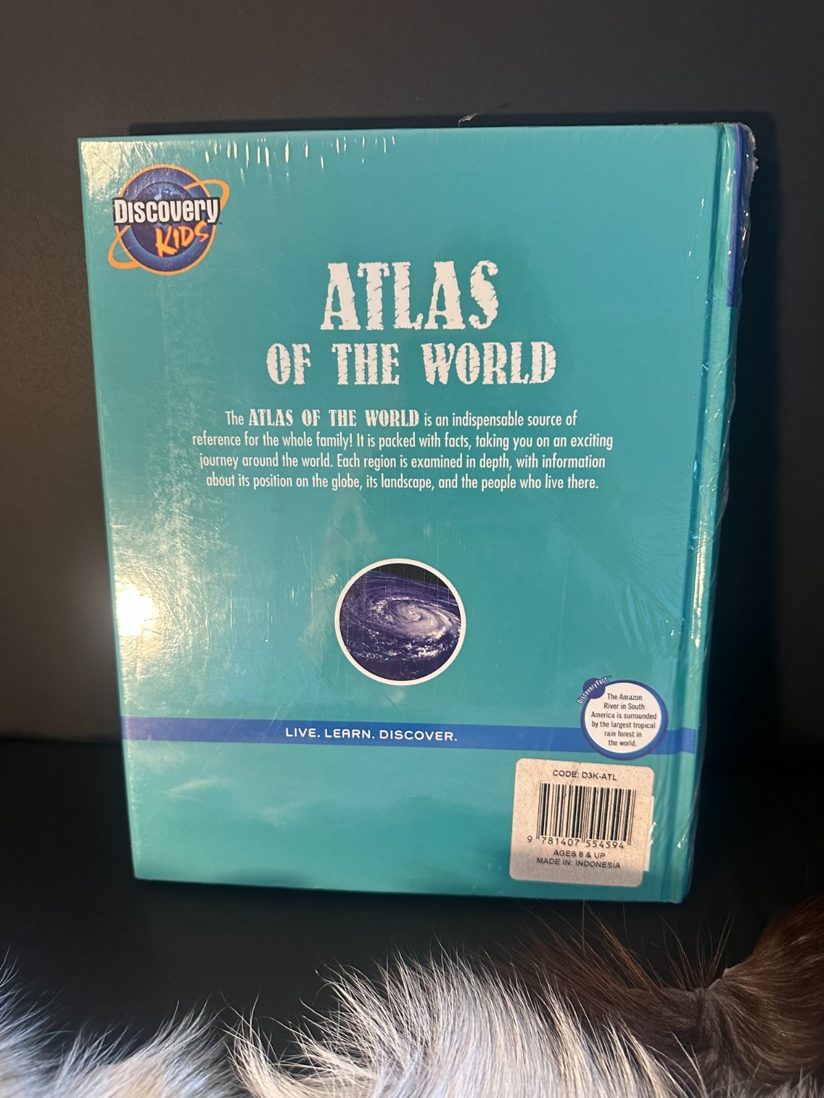 Atlas of the World: Discovery Kids by Parragon Books Hardcover LN Factory sealed