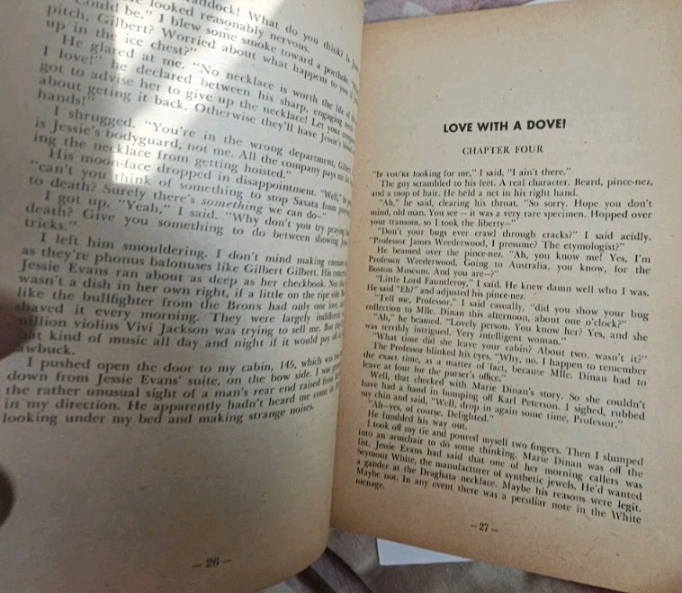 ​PASSION HAS RED LIPS Vintage Pulp Fiction 1951 Rainbow Romance Digest #108 VG