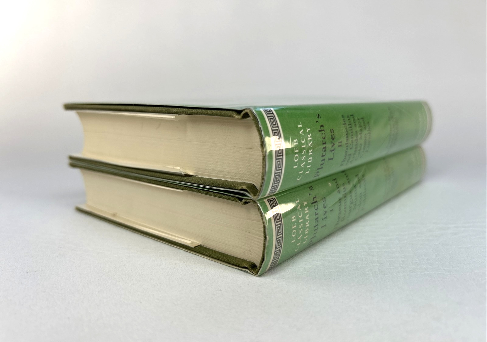 Plutarch Lives Vol I & II Loeb Classical Library Perrin Translation Books Set 2