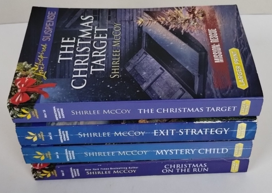 Lot Of 4 Love Inspired Suspense Mission Rescue PB Larger Print Shirlee McCoy