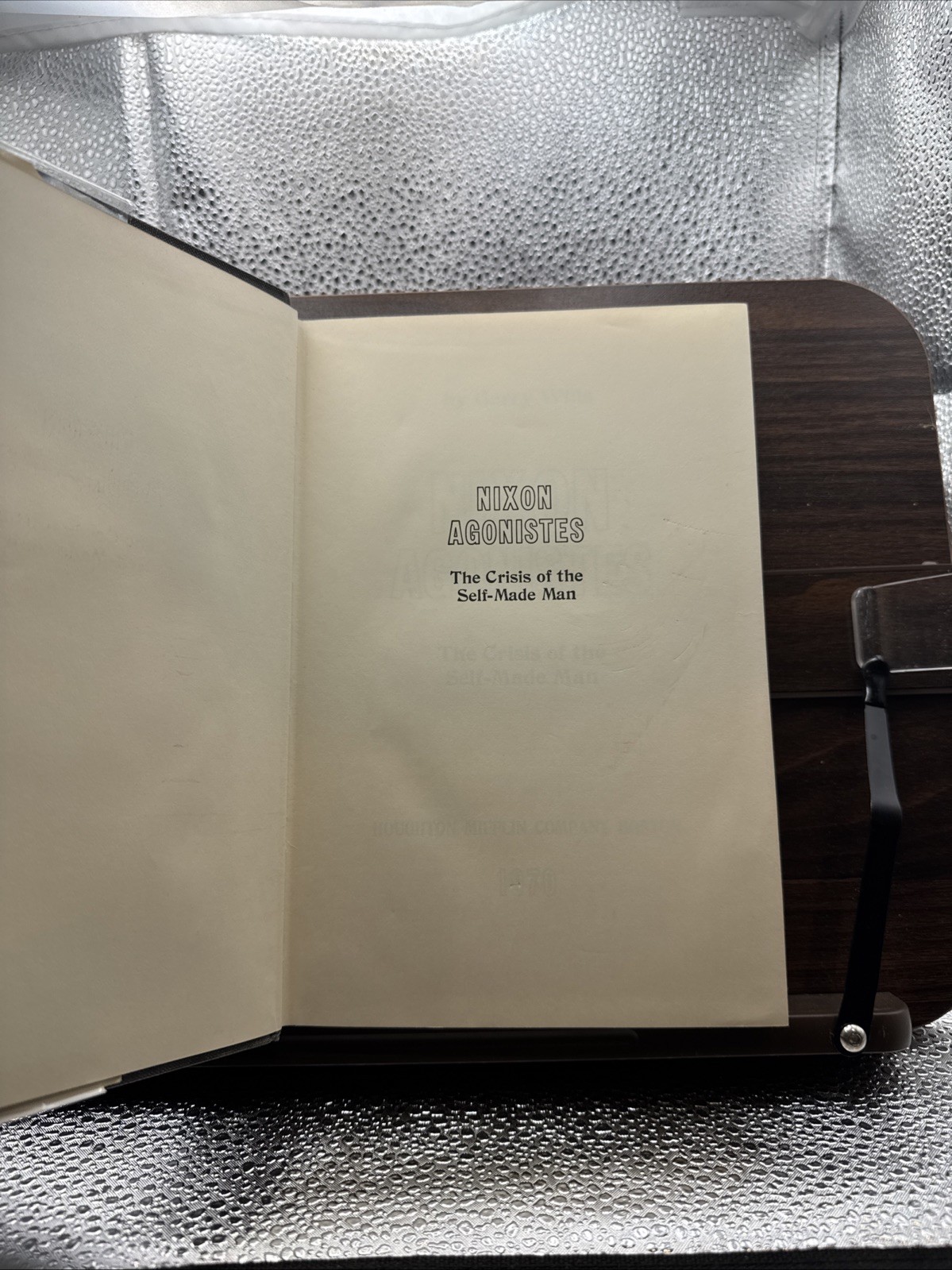 Nixon Agonistes Garry Wills 1st Edition HC DJ 1970 Political Biography Book