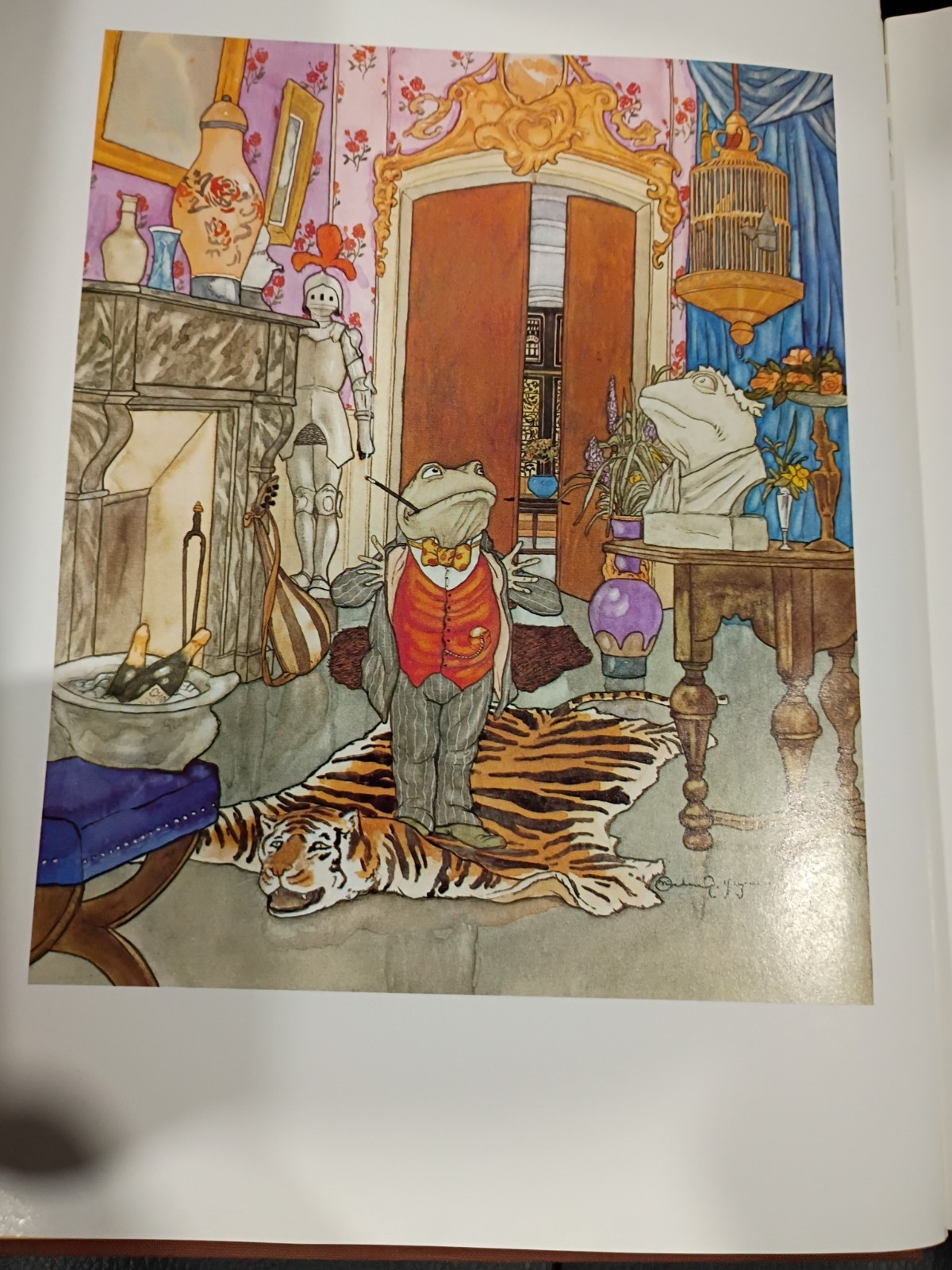 1980 The Wind in the Willows 1st Ed w/ Dust Jacket Kenneth Grahame Michael Hague