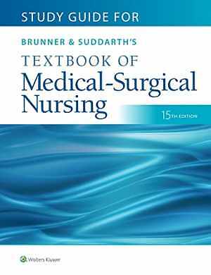 Study Guide for Brunner & Suddarth’s – Paperback, by Hinkle PhD RN – Good o
