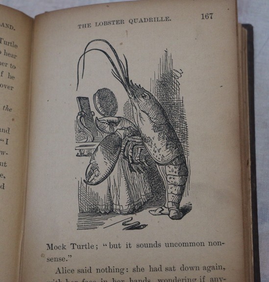 Scarce Antique Alice’s Adventures in Wonderland, Illust John Tenniel, c 1890