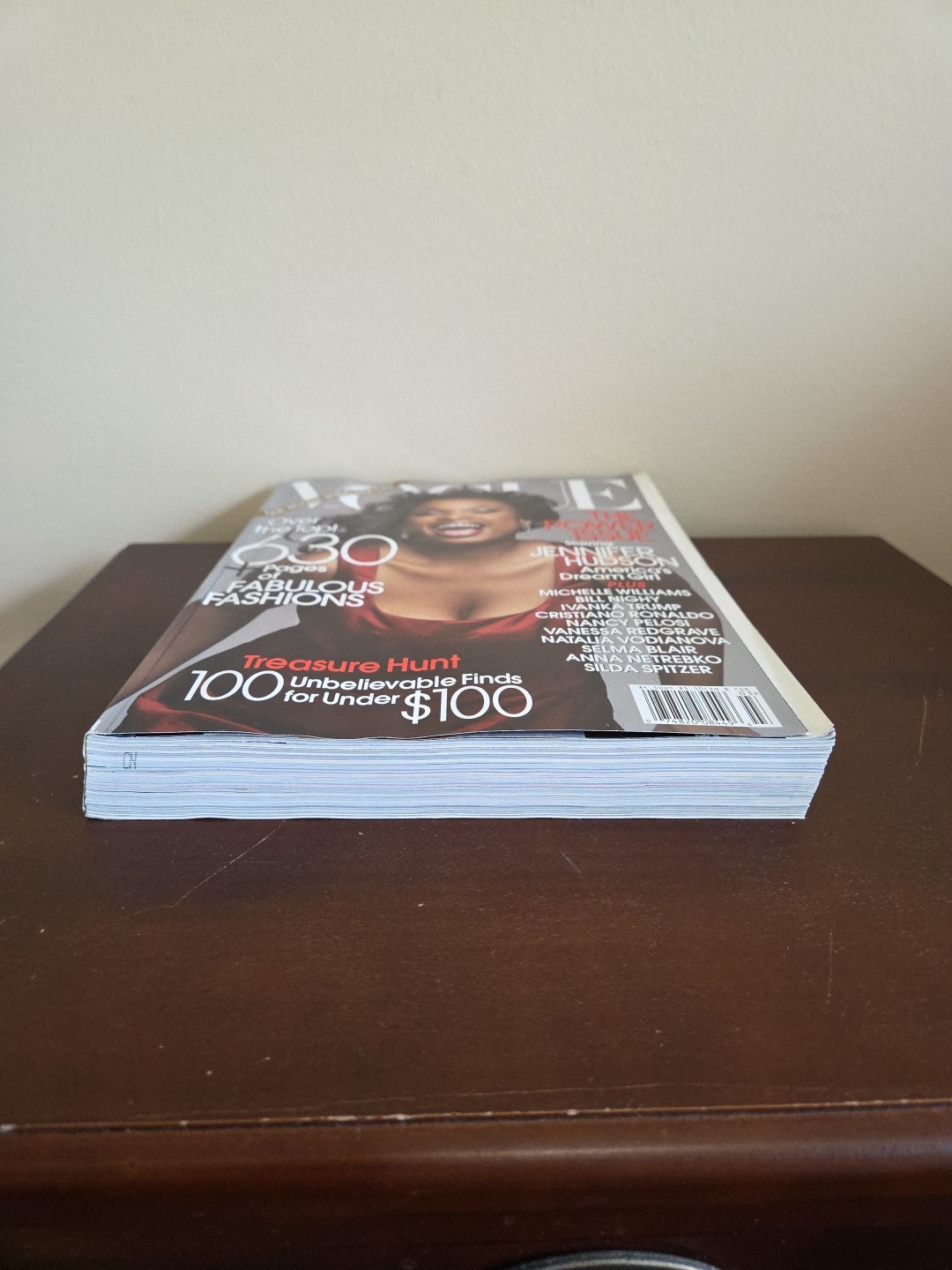 2007 VOGUE Magazine Jennifer Hudson Cover 637 Pages March 2007 Fashion Power