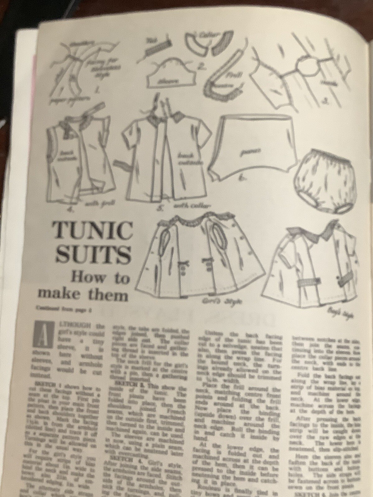 Boy & Girls Under 5 Years Fashion Pattern & Instructions Book By Enid Gilchrist