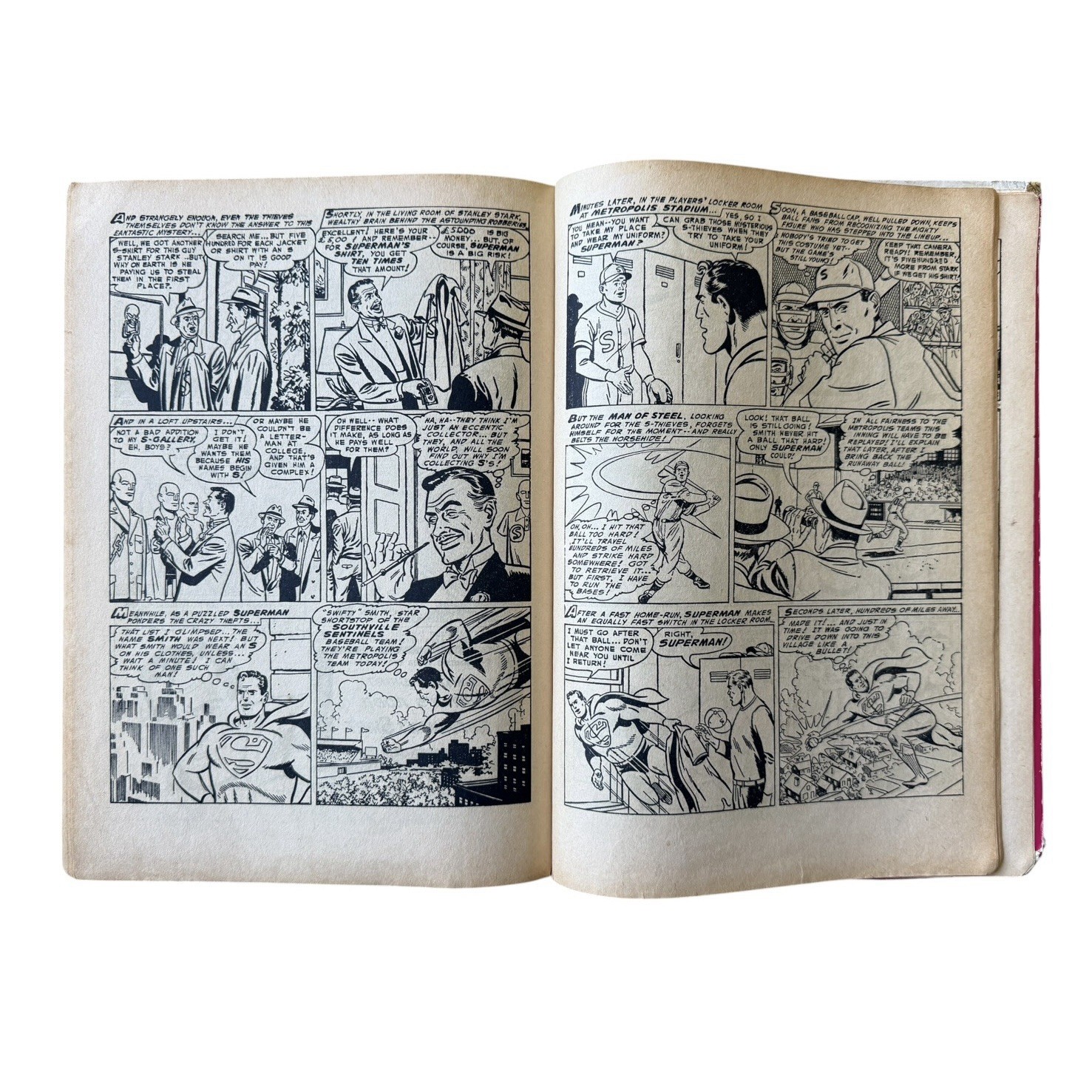 Vintage 1957–58 Superman Adventure Book Annual Atlas Publishing UK 160 Pages