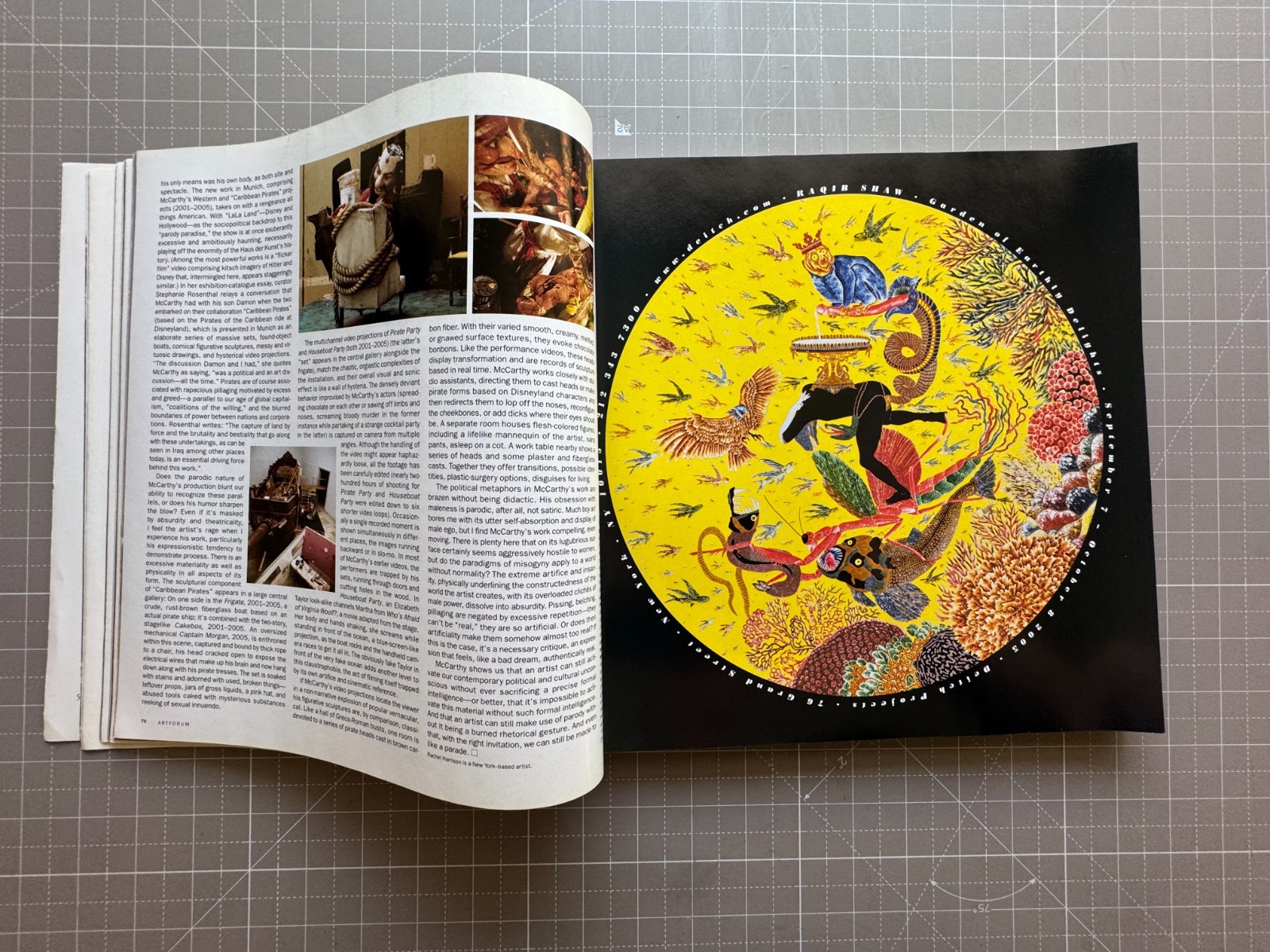 ARTFORUM International Magazine, September 2005. Institution of Critique, Venice