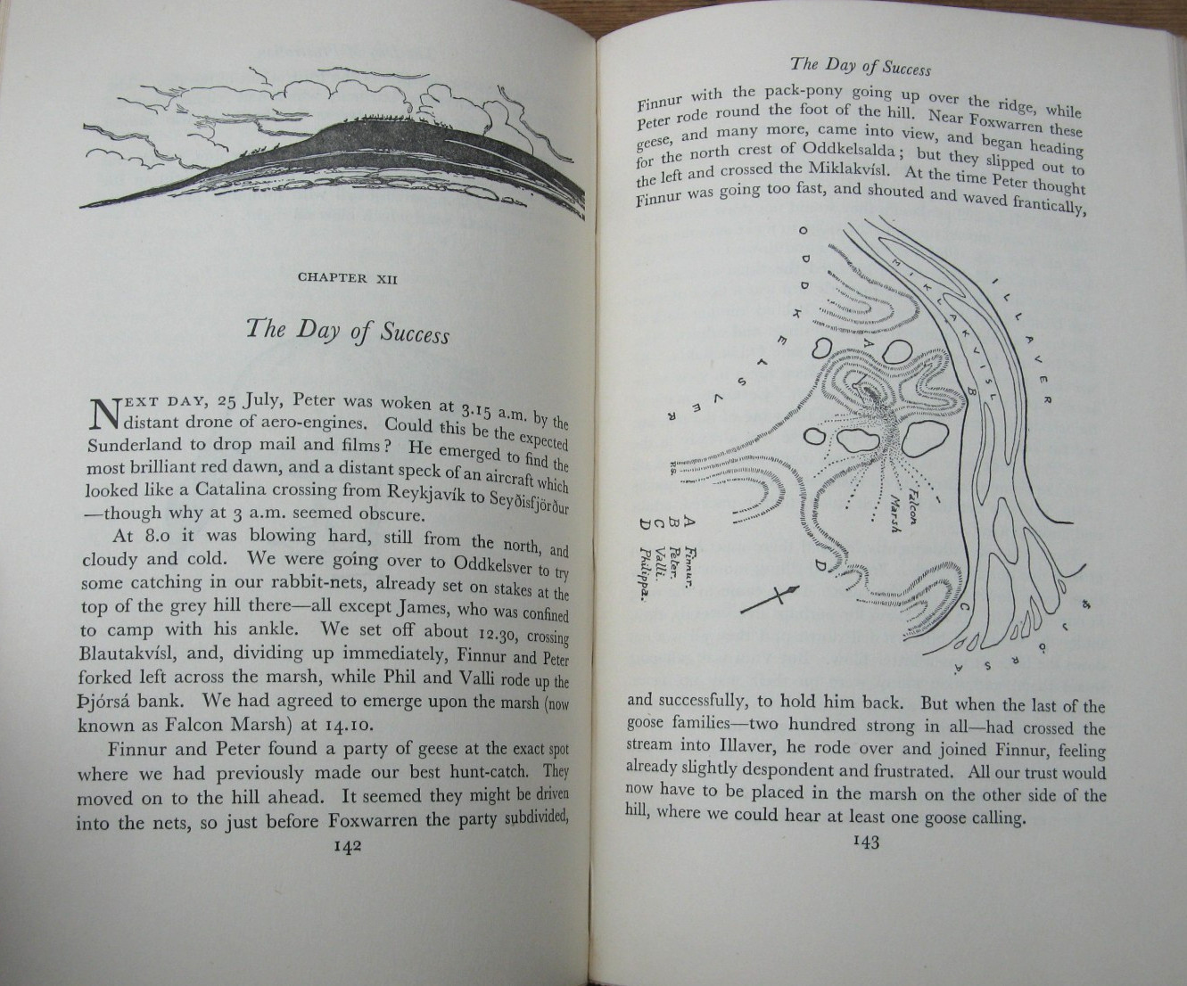 1953 A Thousand Geese- Peter Scott James Fisher 1st Edition