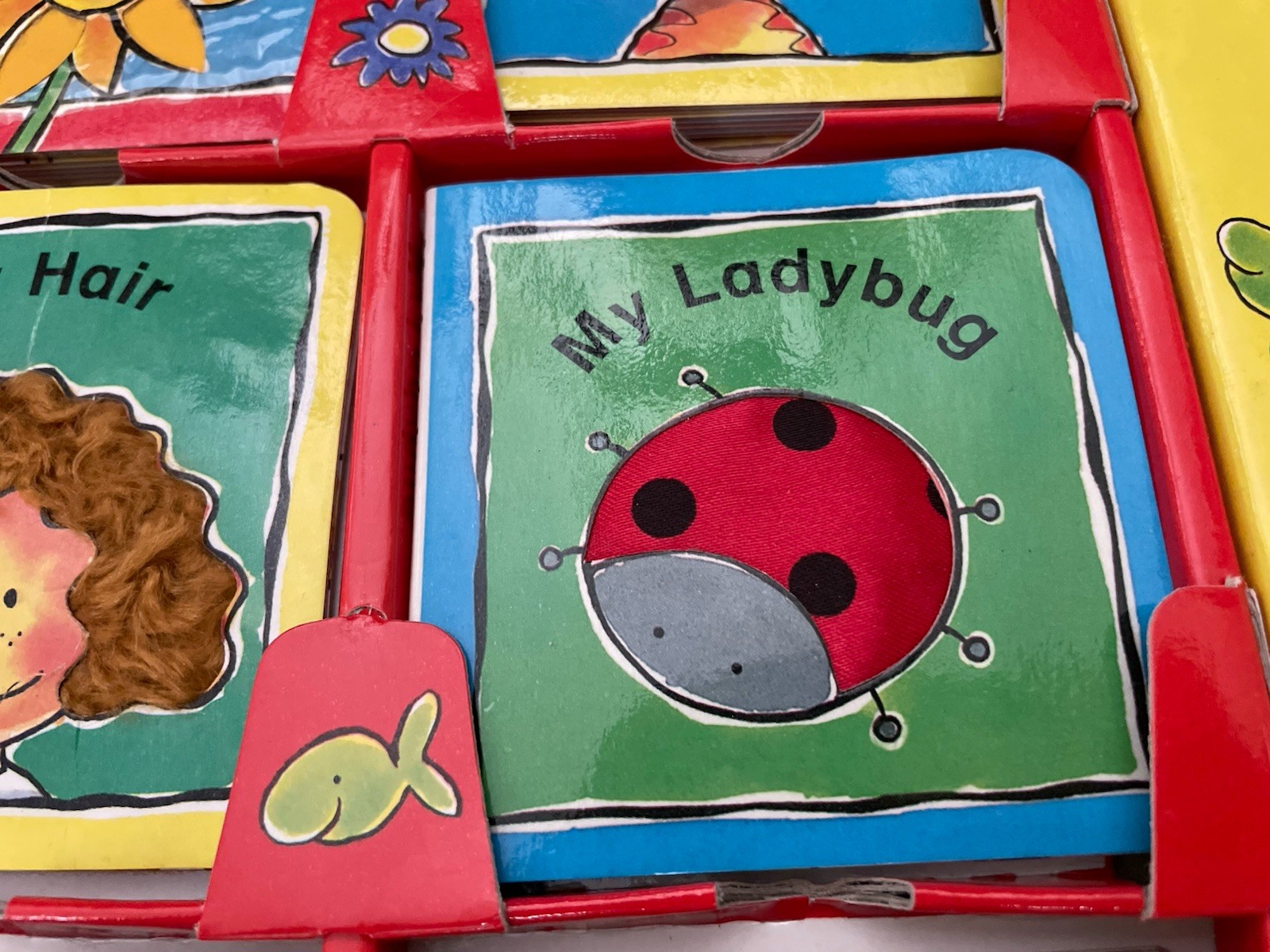 VTG Baby Touch & Feel Board Books My Favorite Things Box 16 Books 160 pages VEVC