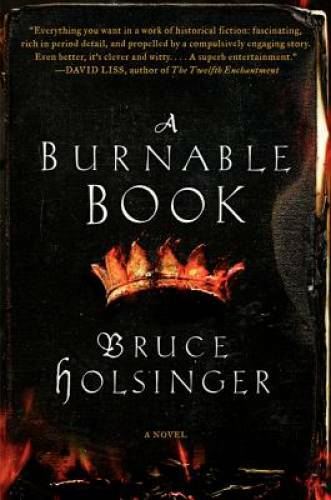A Burnable Book: A Novel – Hardcover By Holsinger, Bruce – GOOD