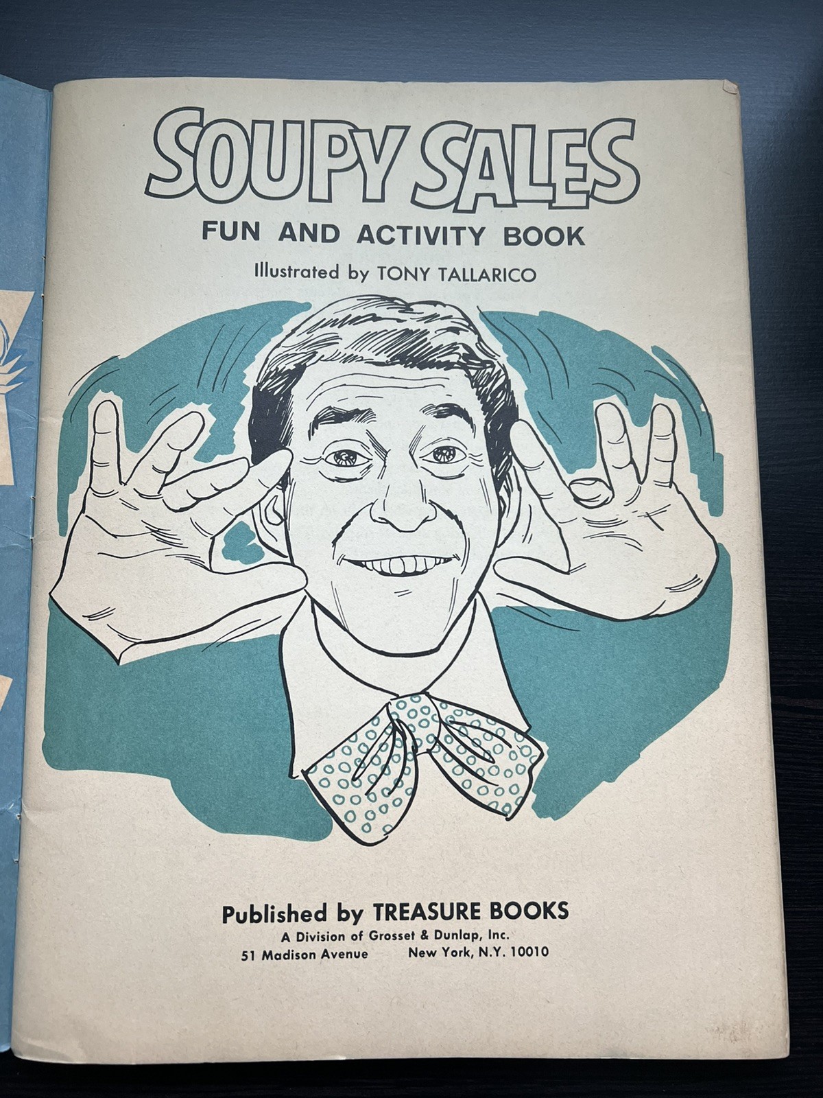Soupy Sales Fun and Activity Book 1965 UNUSED 64 pages, ages 8-12, popular show
