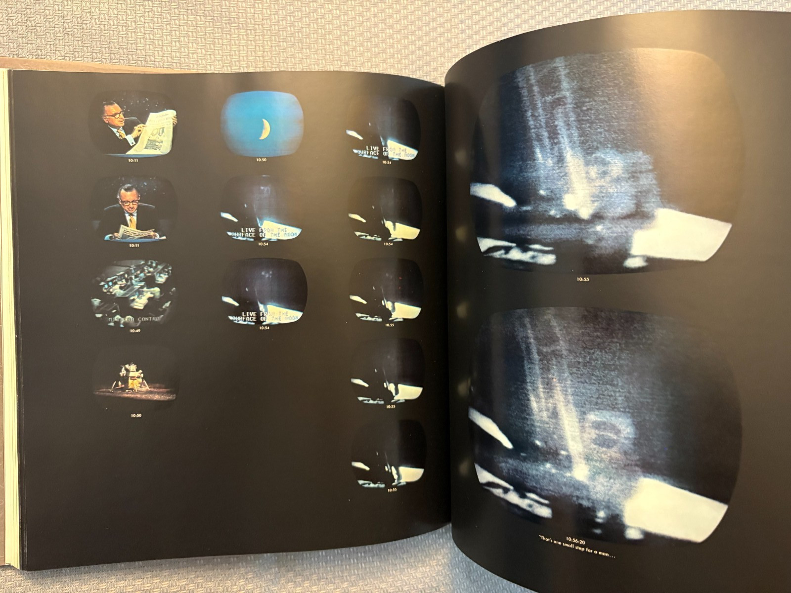 10:56:20PM – 72069 – CBS News Moon Landing – 1970 – hc/dj