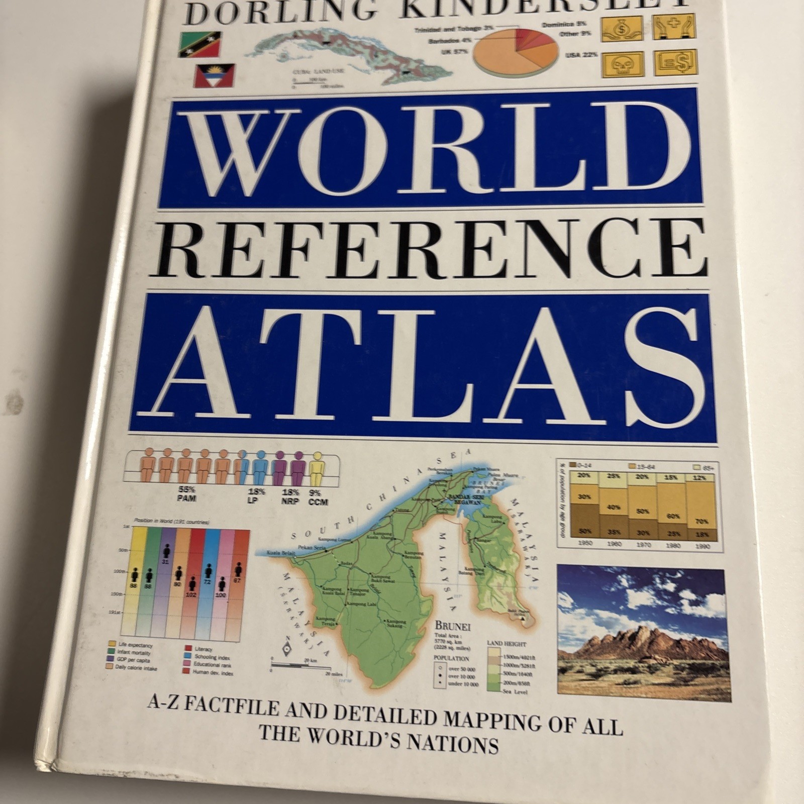 DK World Reference Atlas by Deni Bown and Dorling Kindersley Publishing Staff…