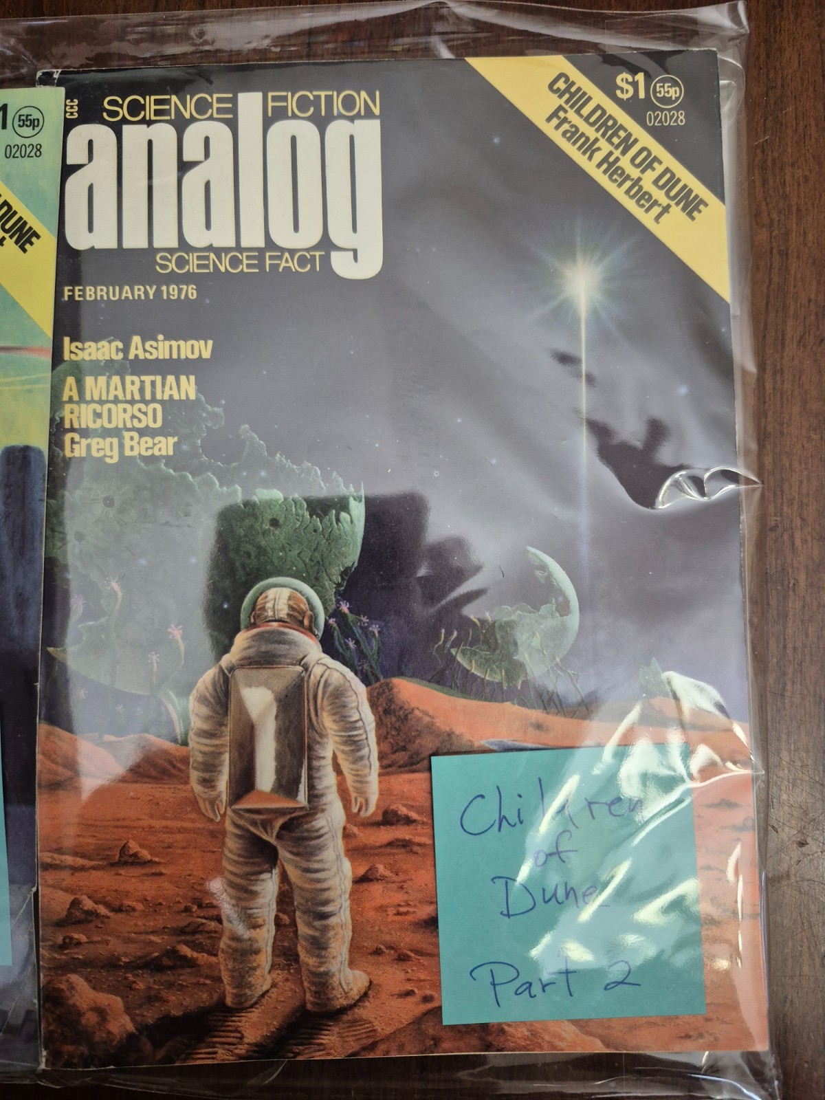 COMPLETE Children of Dune serial, Frank Herbert, Analog Mag, 1976, LOT of 4