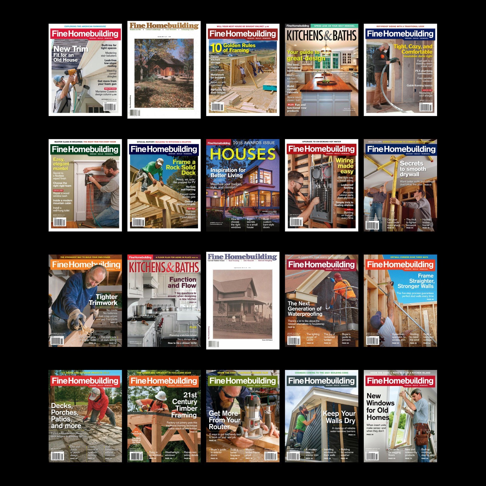 Fine Homebuilding Magazine – 392 Issues & Specials on USB + Immediate Bonus