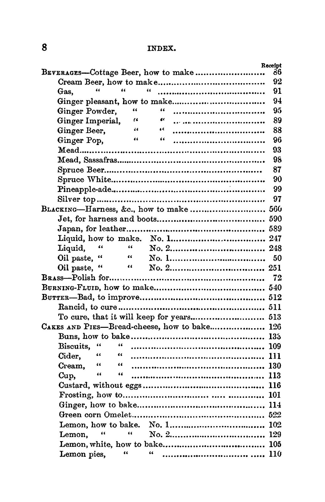 1867 Six Hundred Receipts Worth Their Weight In Gold 307 Pages