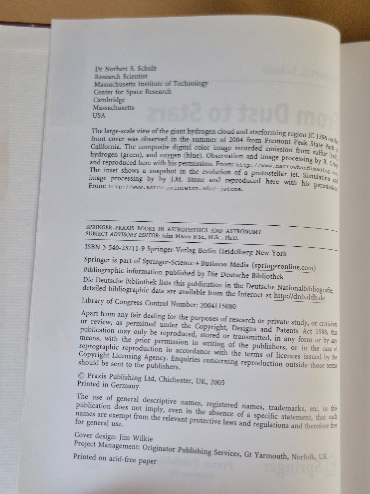 From Dust to Stars – Stellar Formation – Norbert S. Schulz – Springer Hardcover