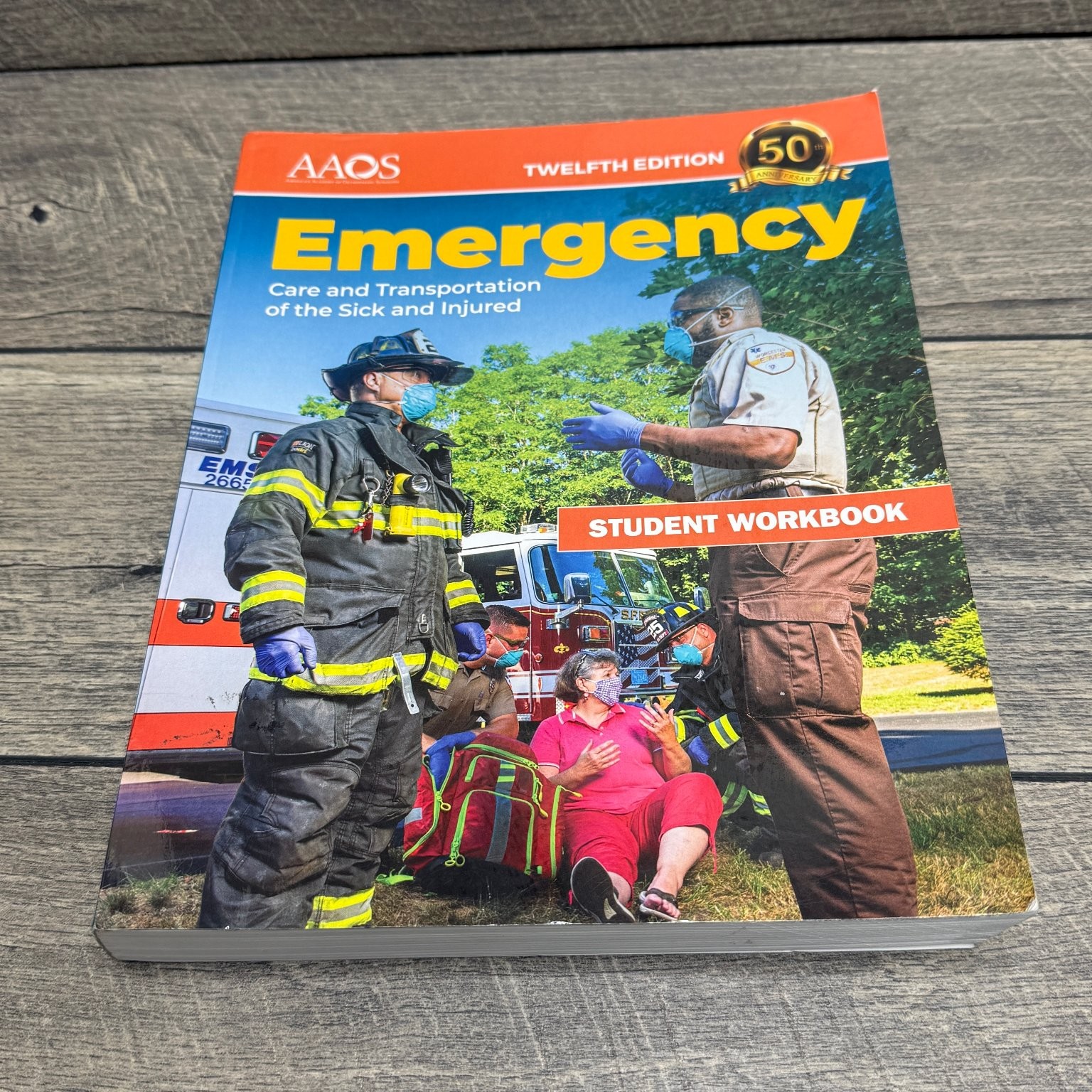 Emergency Care & Transportation of the Sick/Injured AAOS 12th Ed Workbook & Text