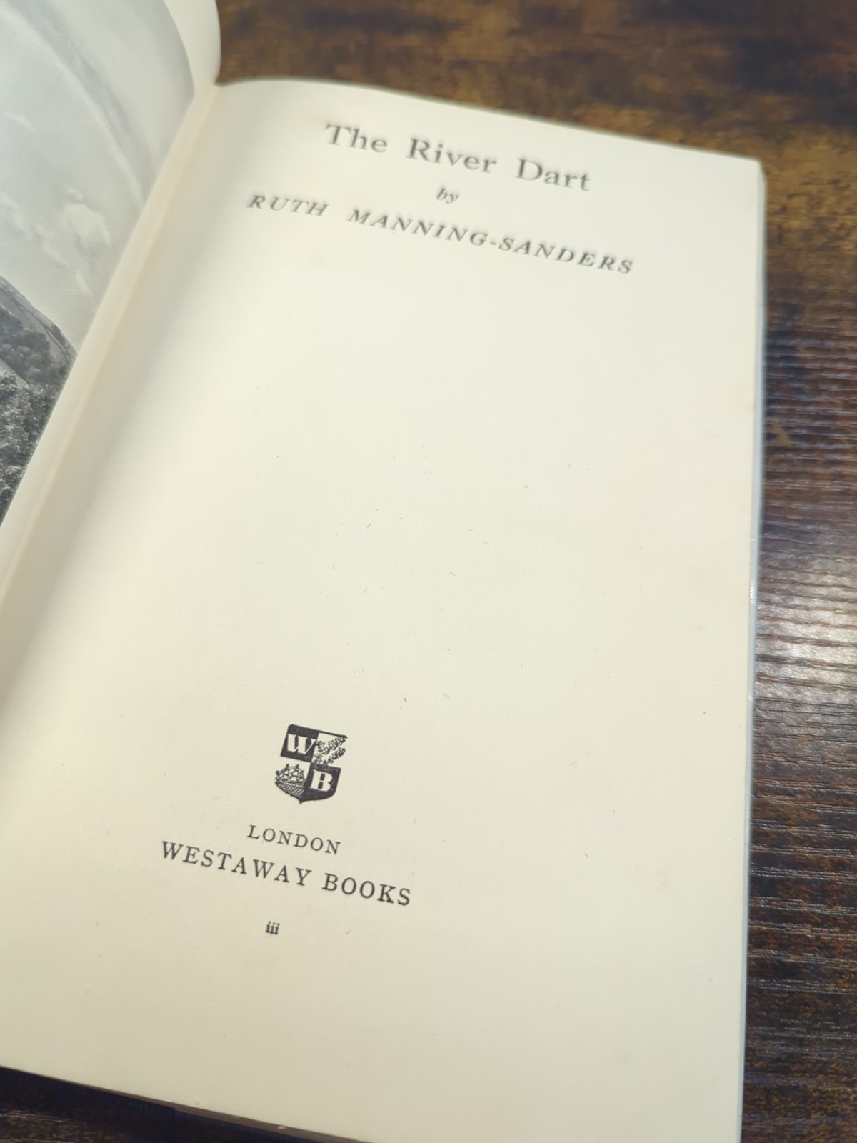 THE RIVER DART by RUTH MANNING-SANDERS – H/B D/W – 1951 B1