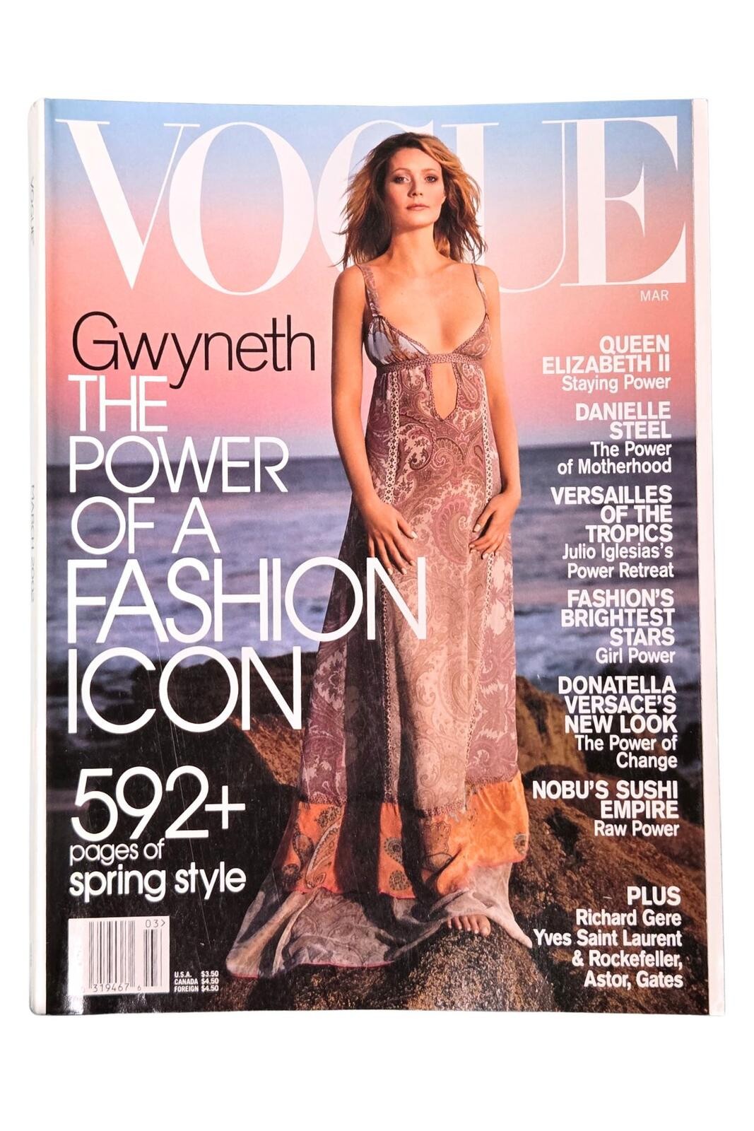 VOGUE March 2005 Gwyneth Paltrow Cover – Y2K Issue (592+ Pages) Like New