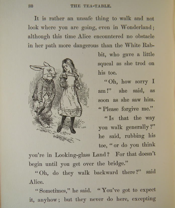 1895 Book NEW ALICE IN OLD WONDERLAND Alice’s FIRST EDITION Adventures Antique