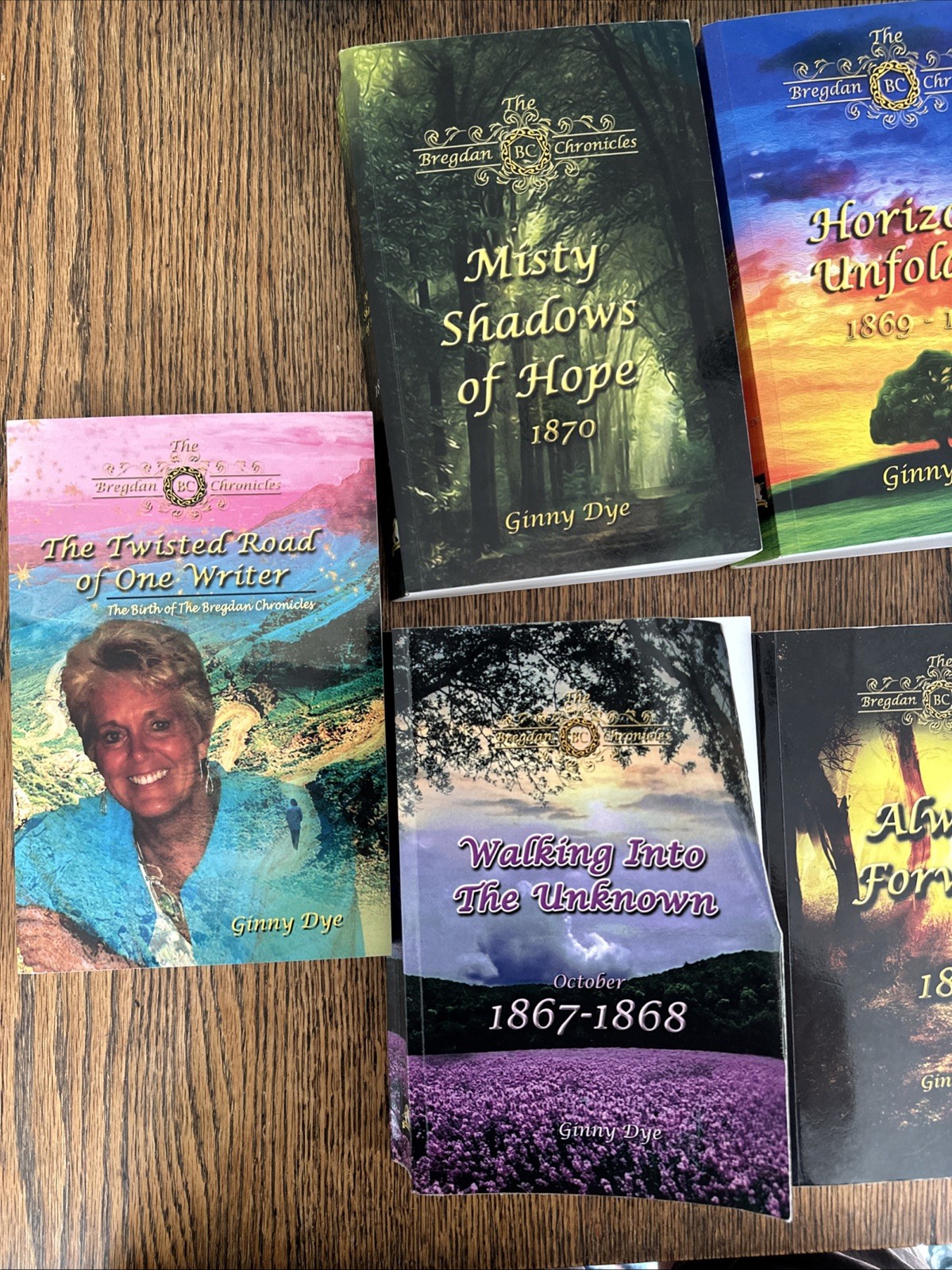 Ginny Dye THE BREGDAN CHRONICLES Lot of 15 Books 1861+ NICE!!
