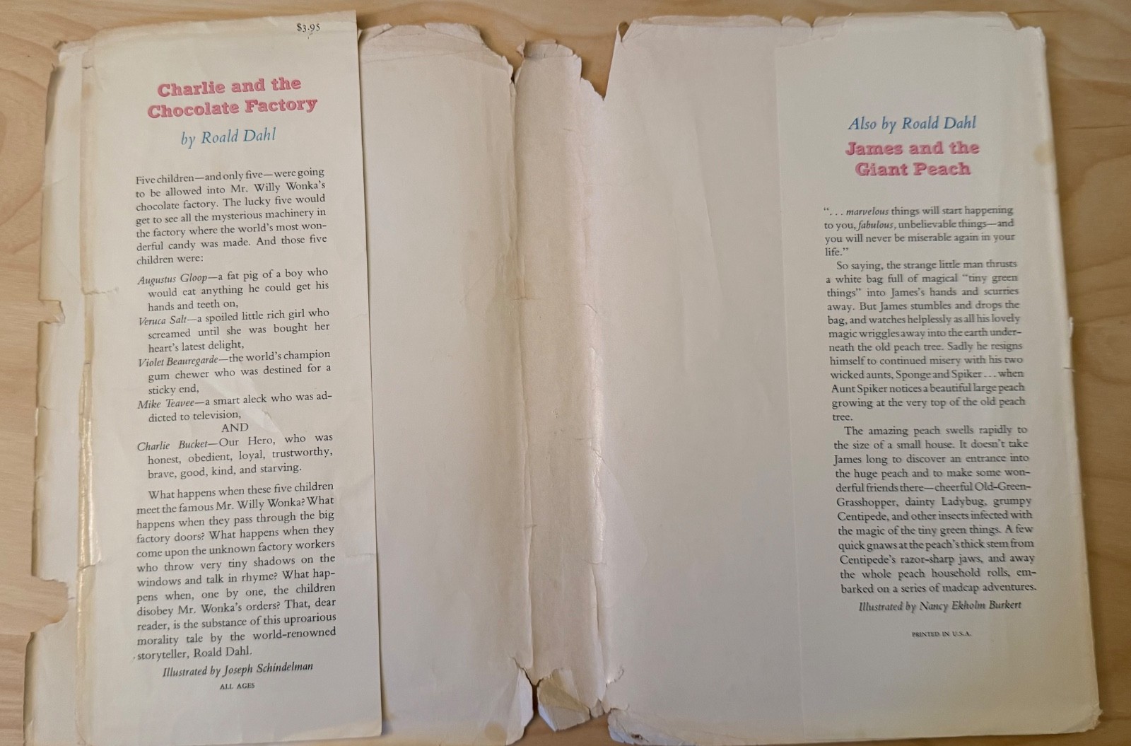 Charlie and the Chocolate Factory 1964 1st Ed Rare 2nd Prtg. w/ 5 Line Colophon