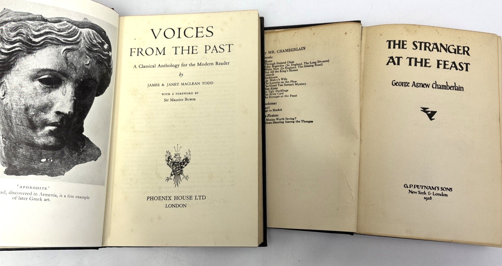 Distressed Old Books for Decoration. 18.5cm shelf space