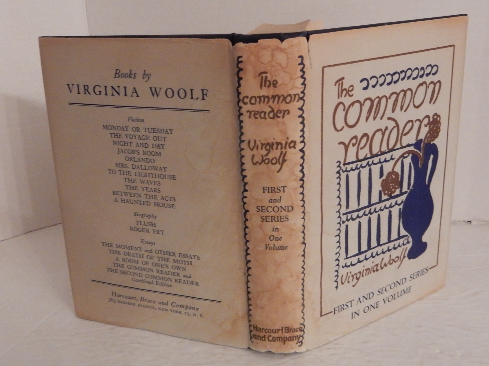 The Common Reader-First and Second Series in One Volume; Virginia Woolf; 1948 HC