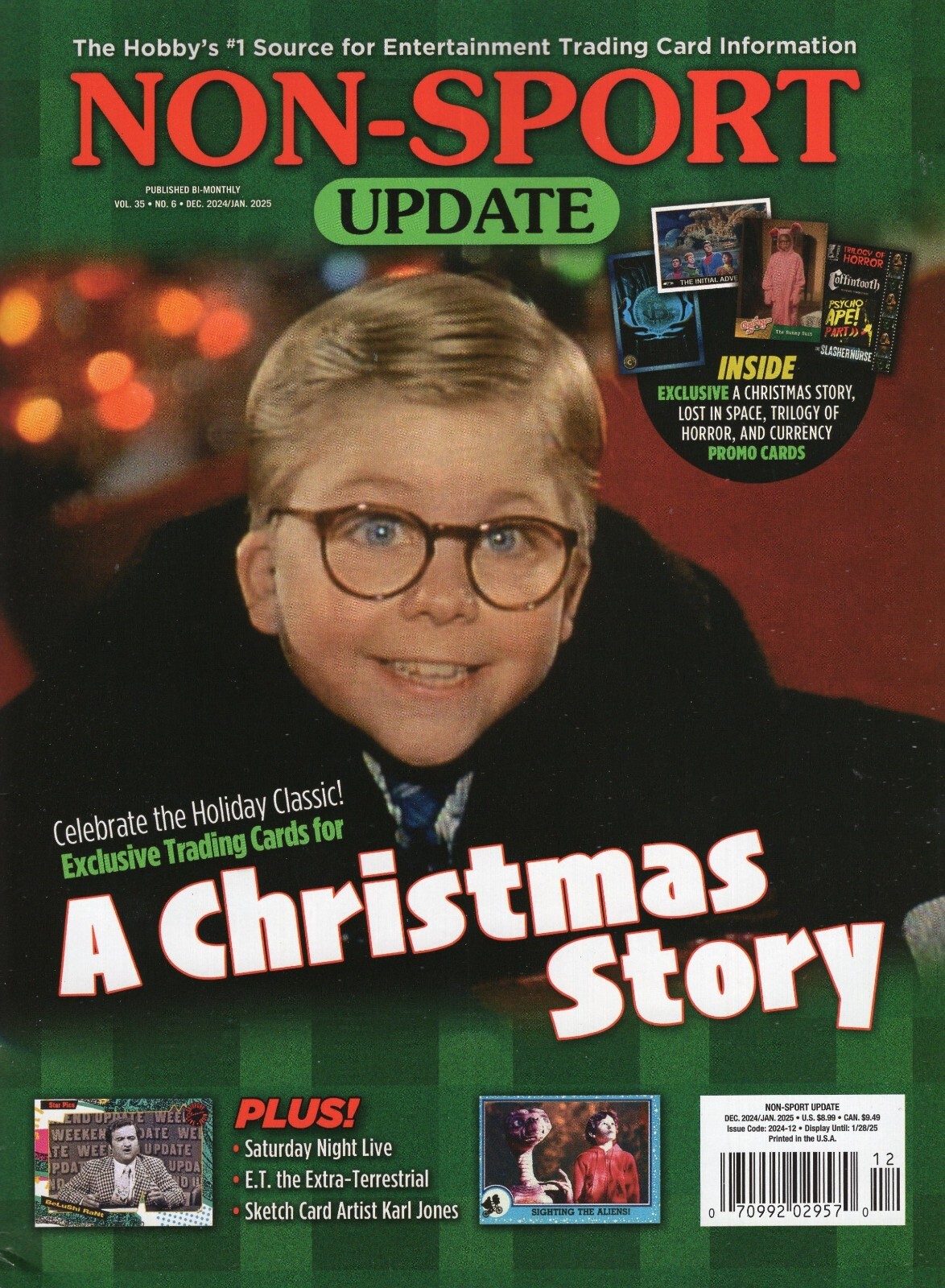 Non Sport Update Magazine December 2024 January 2025 V 35 No 6 A Christmas Story