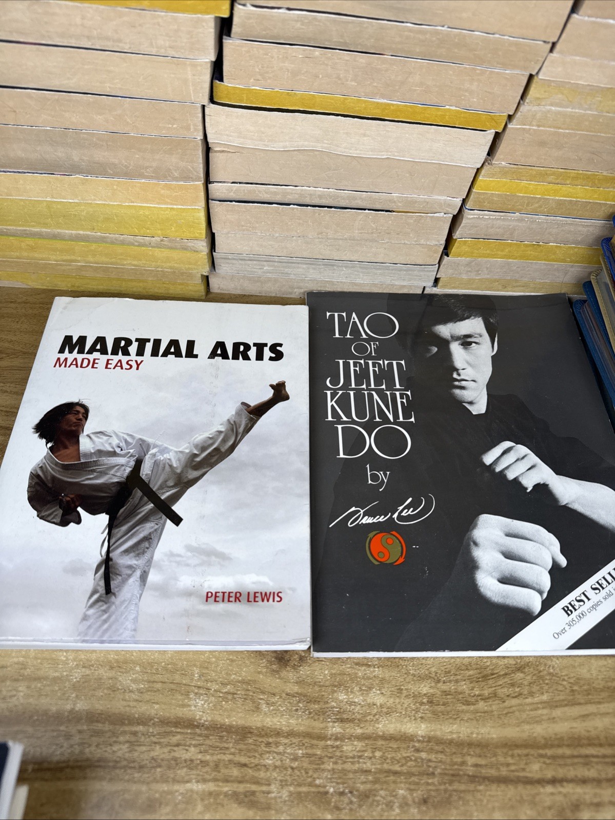 Martial Arts Book Lot of 7 Tae Kwon Do Bruce Lee Tai Chi Krav Maga Jeet Kune Do