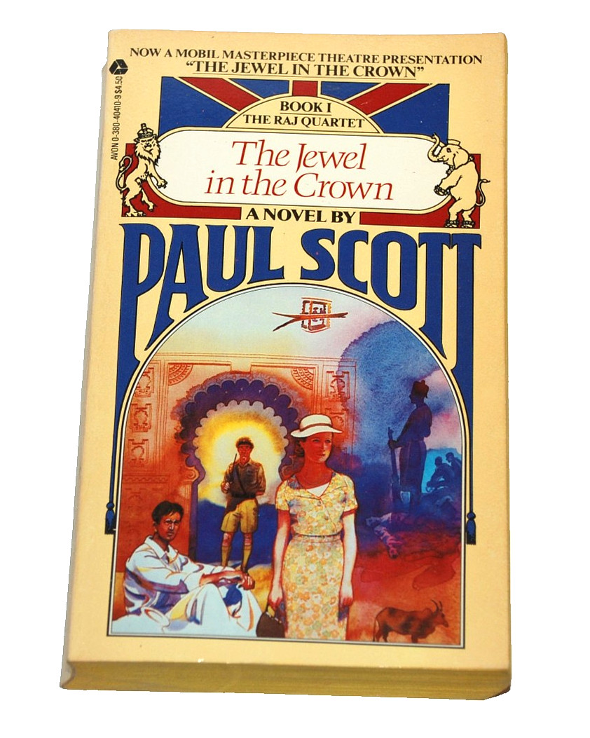 PAUL SCOTT The Raj Quartet AVON Books First Printing 1979 Paperback Set of 4