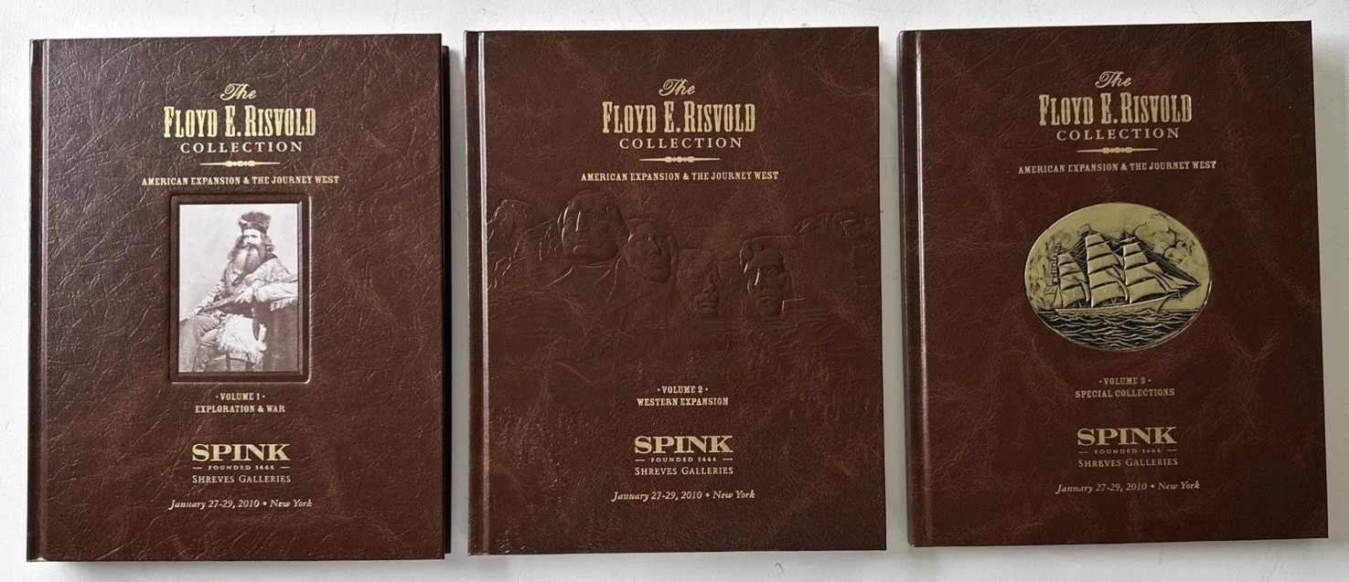 FLOYD RISVOLD AMERICAN EXPANSION&THE JOURNEY WEST SPINK AUCTION 3 VOL. 2010*MINT