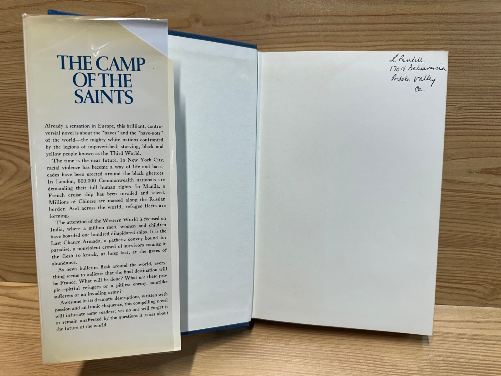 Camp of the Saints and Le Camp des Saints -Jean Raspail: BOTH FIRST EDITIONS