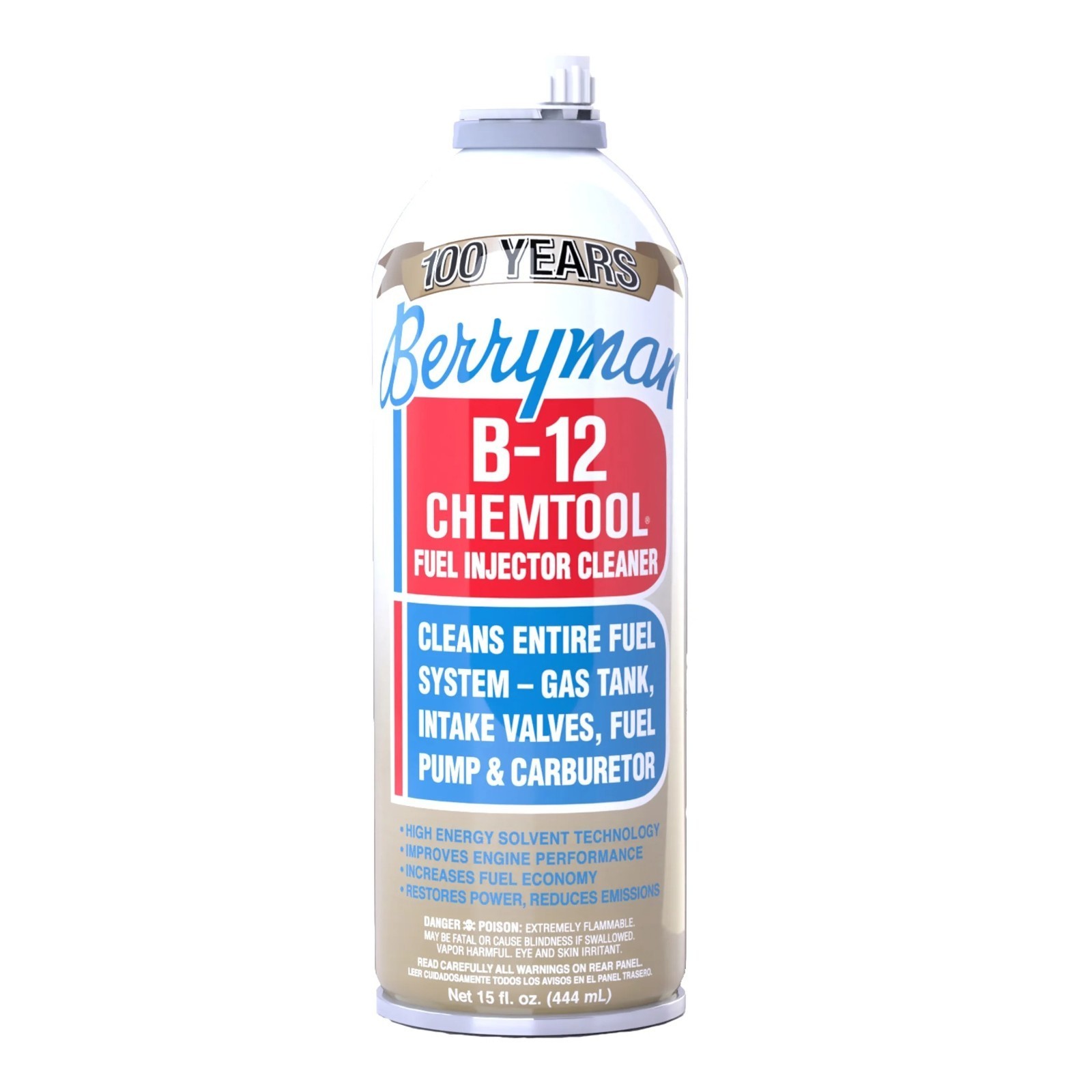 2 Pack Berryman B 12 Chemtool Fuel Injector, Carb Cleaner, 15 Oz.