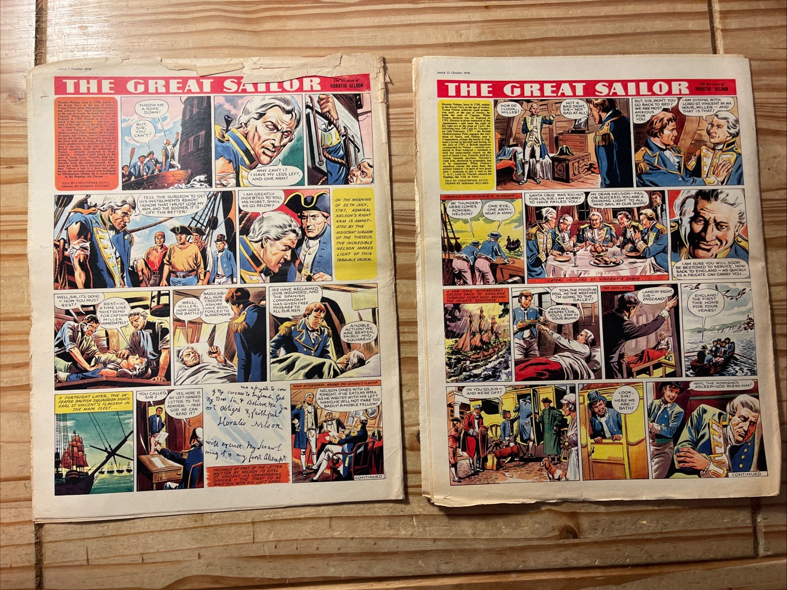 Eagle Comic X10 G to VG 1956 Vol 7 #40 to 49 Consecutive, Dan Dare