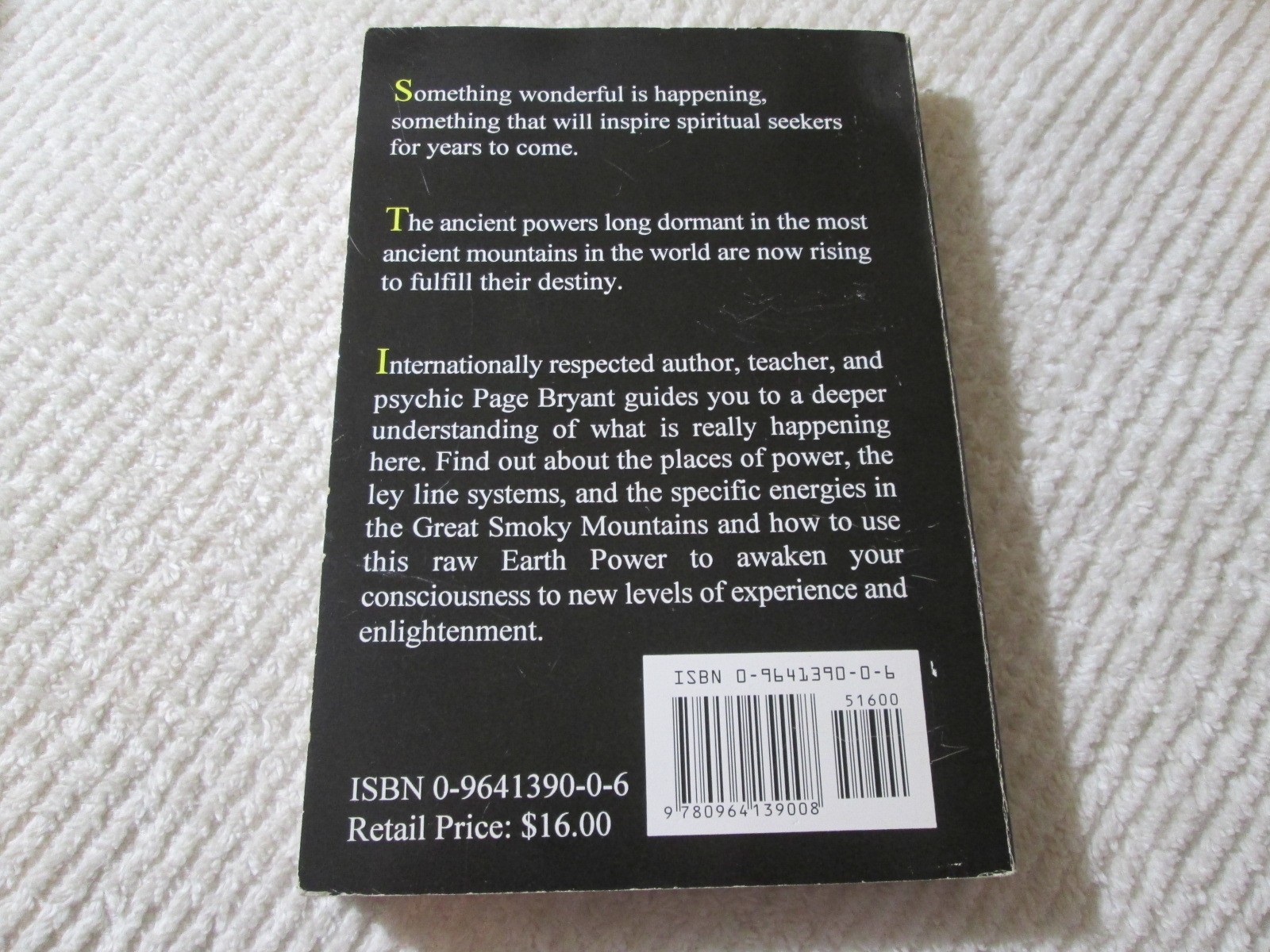 The Spiritual Reawakening of the Great Smoky Mountains by Page Bryant 1994 PB