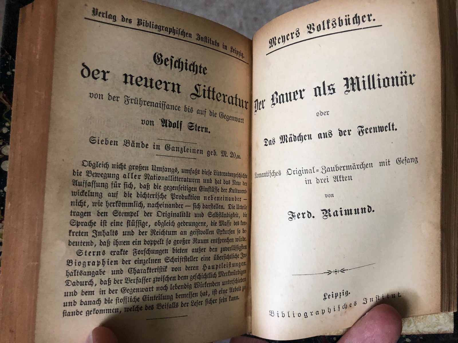 Bibliographisches Institut Meyers Volksbücher 19 Vols Goethe Heine Dante Leipzig