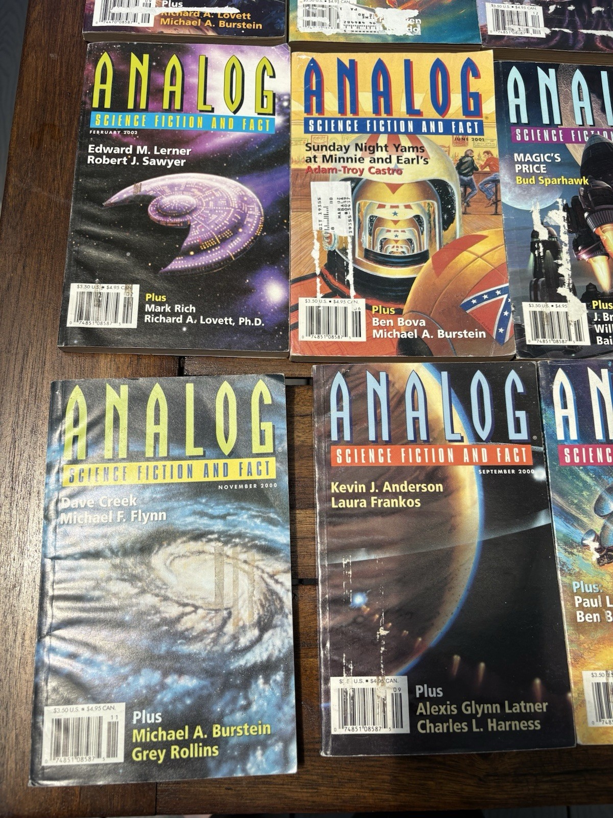 Vintage Analog Science Fiction And Fact Magazines Lot Of 13 1997 & 2000s