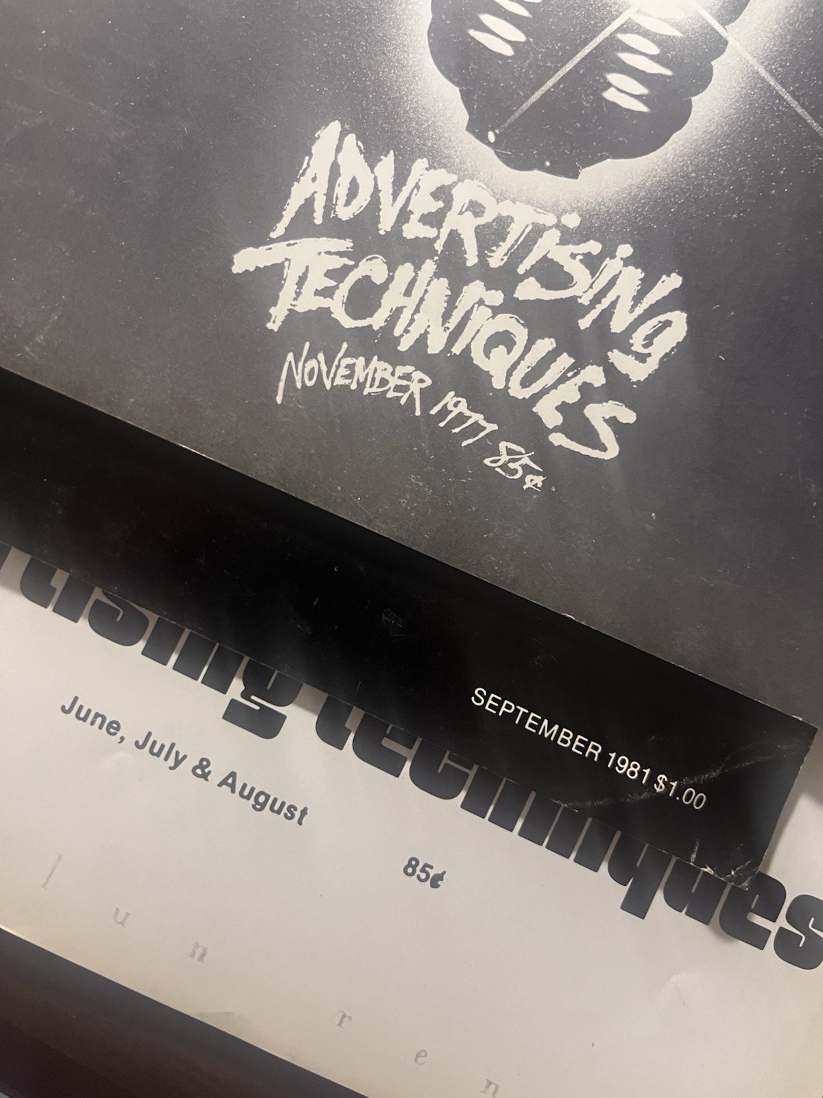 🔥Advertising Techniques Magazine, Lot Of 6 77-82. Very Rare And Hard To Find🔥