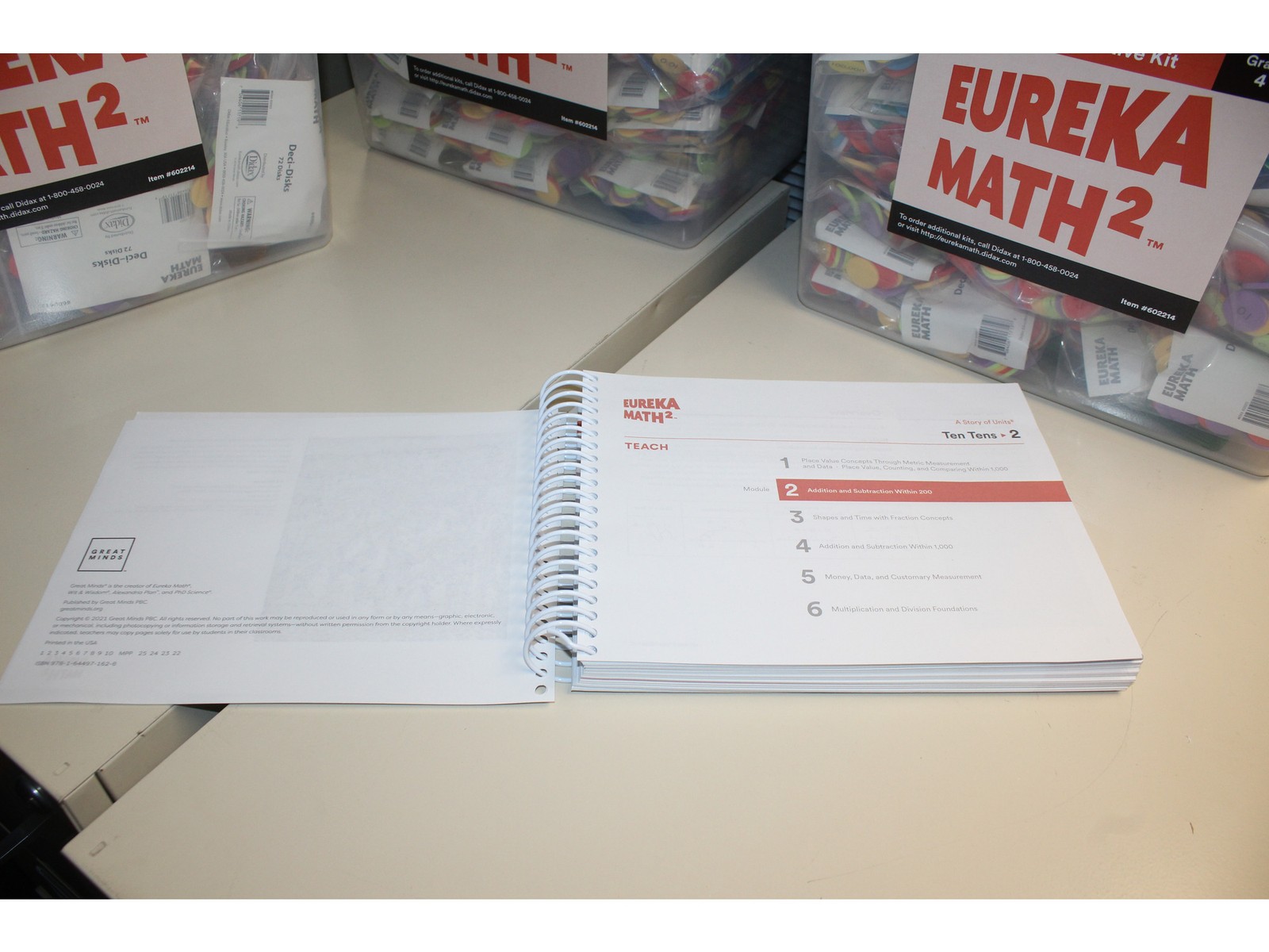 Eureka Math² Squared Grade 2 Module 2 Teacher Book – Weight: 40 oz.