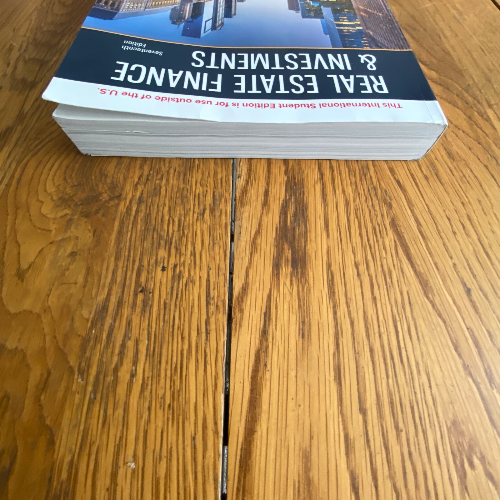 Real Estate Finance and Investments 17th Edition International Student Edition